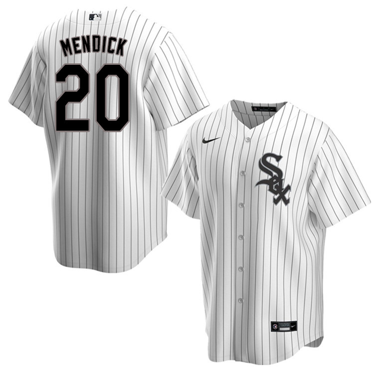 Nike Men #20 Danny Mendick Chicago White Sox Baseball Jerseys Sale-Pinstripe